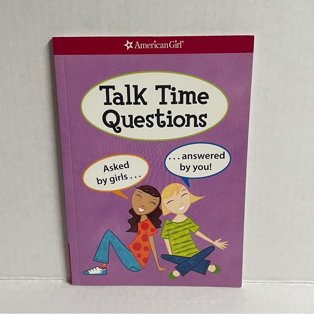 ♦️$3♦️ Talk Time Questions American Girl kids book